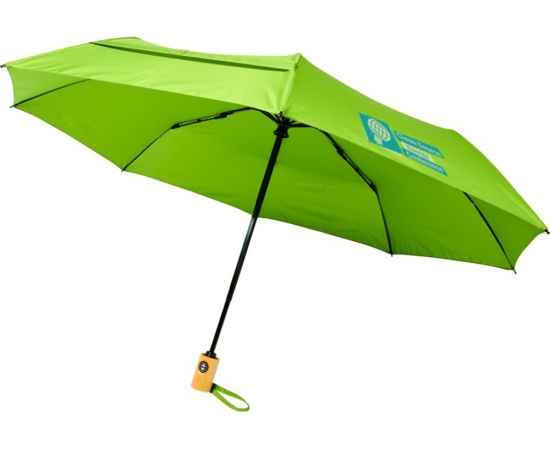 Складной зонт Bo, 10914309, Цвет: лайм, изображение 6