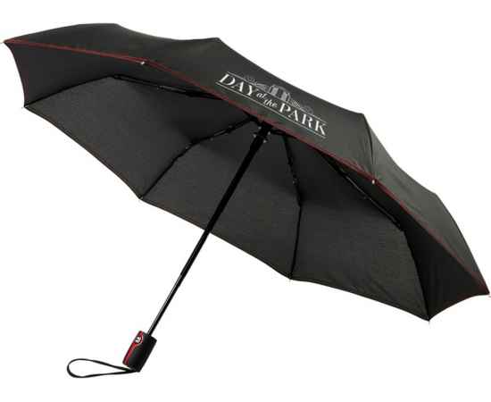 Зонт складной Stark- mini, 10914404, Цвет: черный,красный, изображение 7