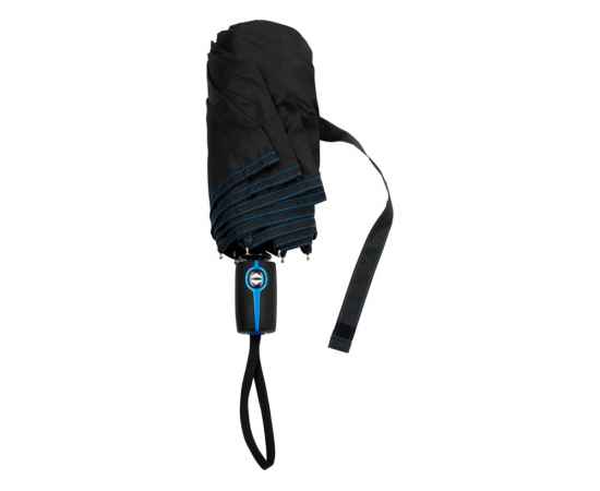 Зонт складной Stark- mini, 10914410, Цвет: черный,ярко-синий, изображение 5