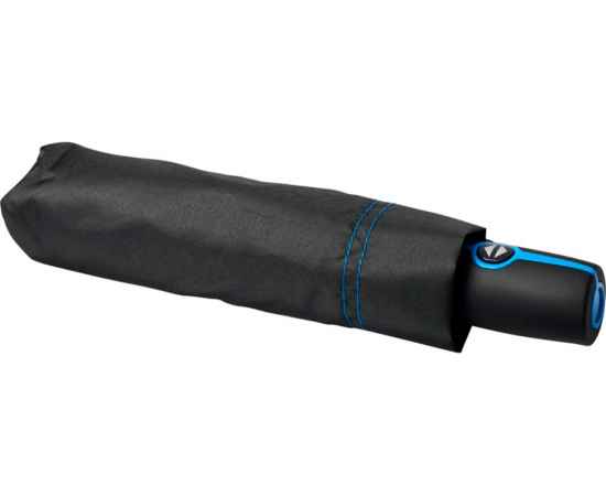 Зонт складной Stark- mini, 10914410, Цвет: черный,ярко-синий, изображение 6