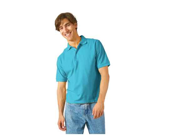 Рубашка поло Boston 2.0 мужская, L, 3177FN43L, Цвет: лазурный, Размер: L, изображение 2