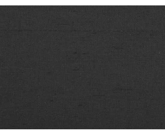 Складная хлопковая сумка для шопинга Gross с карманом, 180 г/м2, 955157, Цвет: черный,натуральный, изображение 9