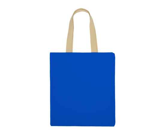 Сумка для шопинга Steady хлопковая с парусиновыми ручками, 260 г/м2, 955122, Цвет: синий, изображение 4