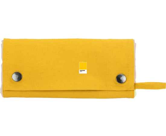 Складная хлопковая сумка для шопинга Gross с карманом, 180 г/м2, 955154, Цвет: натуральный,желтый, изображение 13