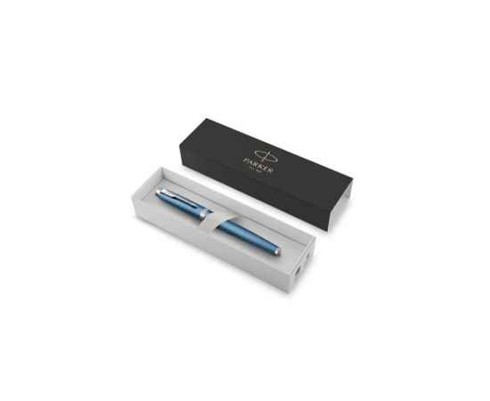 Ручка роллер Parker IM Premium, 2143648, Цвет: голубой,серебристый, изображение 2