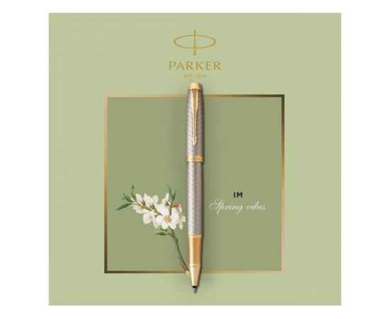 Ручка роллер Parker IM Premium, 1931686, Цвет: серый,золотистый,серебристый, изображение 6