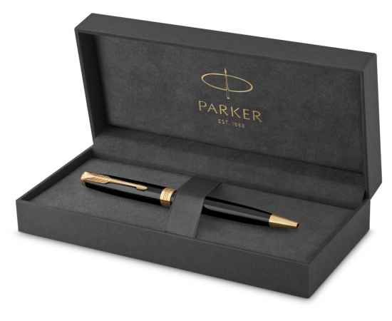 Ручка шариковая Parker Sonnet Core Black Lacquer GT, 1931497, изображение 4