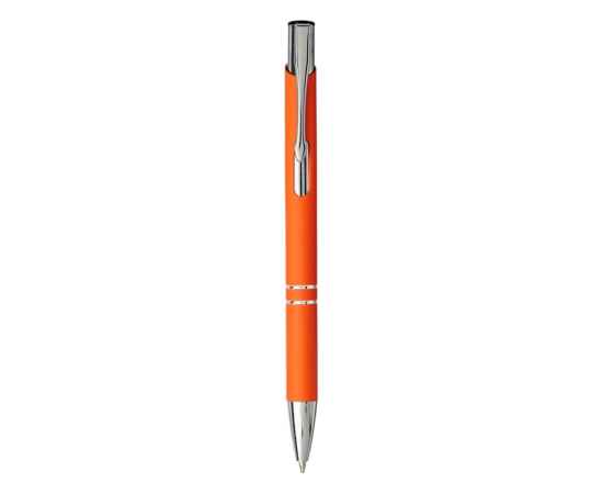 Ручка металлическая шариковая Moneta с антискользящим покрытием, 10743705, Цвет: оранжевый, изображение 2