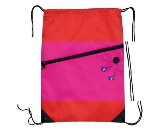 Рюкзак Oriole с карманом на молнии, 12047207, Цвет: фуксия, изображение 4