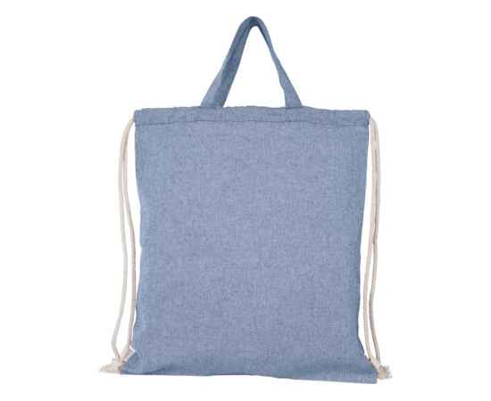 Сумка-рюкзак Pheebs из переработанного хлопка, 150 г/м², 12045902, Цвет: синий, изображение 2
