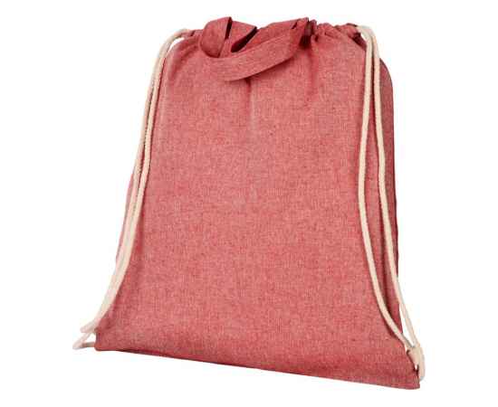 Сумка-рюкзак Pheebs из переработанного хлопка, 150 г/м², 12045903, Цвет: красный, изображение 4