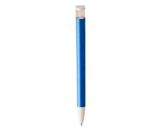 Ручка-подставка шариковая Medan из пшеничной соломы, черные чернила, 10758601, Цвет: синий, Размер: черные чернила, изображение 3
