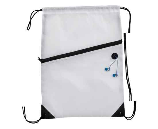 Рюкзак Oriole с карманом на молнии, 12047204, Цвет: белый, изображение 4