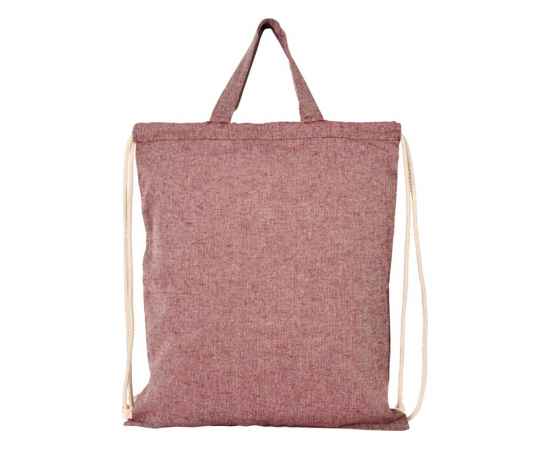 Сумка-рюкзак Pheebs из переработанного хлопка, 150 г/м², 12045904, Цвет: каштановый, изображение 2