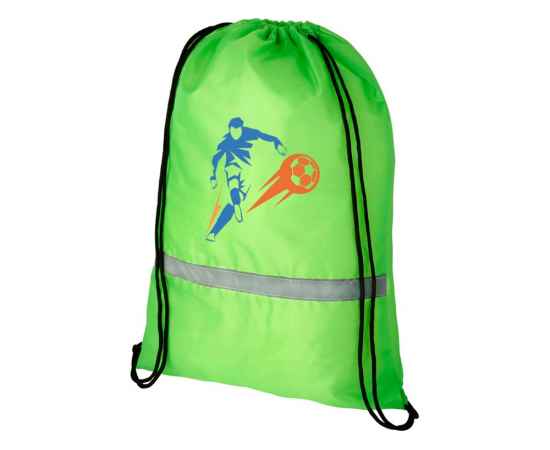 Рюкзак Oriole со светоотражающей полосой, 12048401, Цвет: зеленый, изображение 5