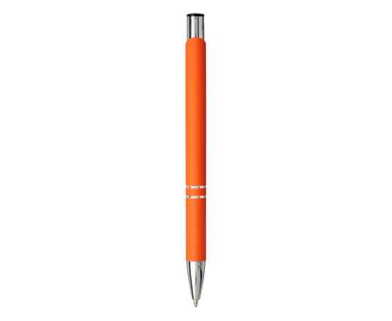 Ручка металлическая шариковая Moneta с антискользящим покрытием, 10743705, Цвет: оранжевый, изображение 3