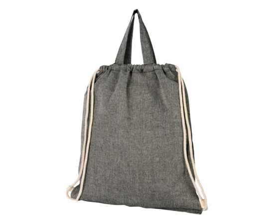 Сумка-рюкзак Pheebs из переработанного хлопка, 150 г/м², 12045901, Цвет: черный, изображение 3