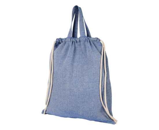 Сумка-рюкзак Pheebs из переработанного хлопка, 150 г/м², 12045902, Цвет: синий, изображение 3