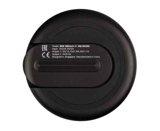 595445 Беспроводное зарядное устройcтво NEO Qwatch, Цвет: черный, изображение 5