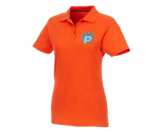 Рубашка поло Helios женская, XS, 3810733XS, Цвет: оранжевый, Размер: XS, изображение 6