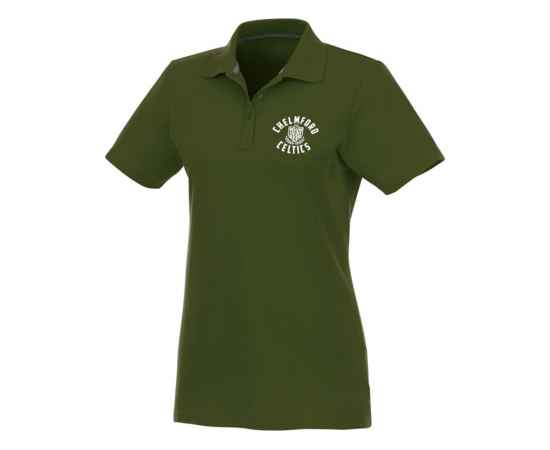 Рубашка поло Helios женская, XS, 3810770XS, Цвет: зеленый армейский, Размер: XS, изображение 6