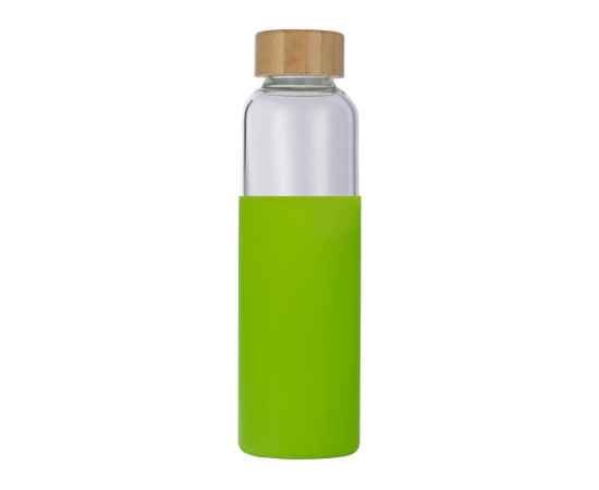 Стеклянная бутылка для воды в силиконовом чехле Refine, 887313, Цвет: прозрачный,зеленое яблоко, Объем: 550, изображение 3