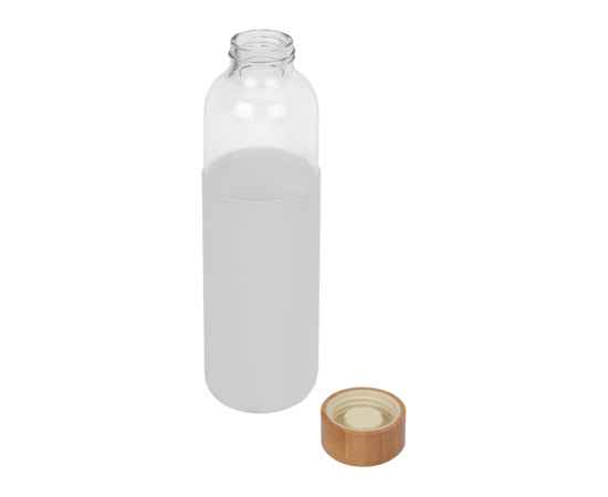 Стеклянная бутылка для воды в силиконовом чехле Refine, 887316, Цвет: белый,прозрачный, Объем: 550, изображение 2