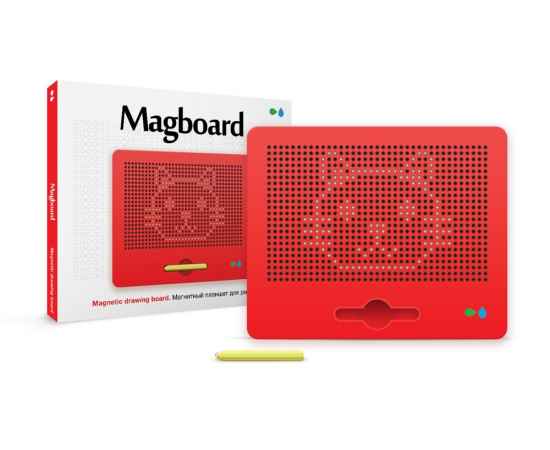 Магнитный планшет для рисования Magboard, 607711, Цвет: красный, изображение 3