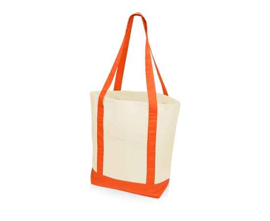 Сумка для шопинга из хлопка Cotton, 935408, Цвет: оранжевый, изображение 2