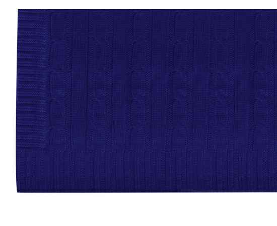 Плед акриловый Braid NEW, 836201, Цвет: темно-синий, изображение 3