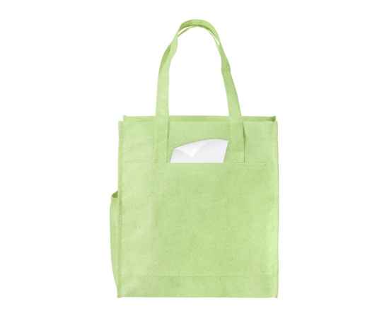 Сумка-шоппер Wheat из переработанного пластика, 937313, Цвет: зеленый, изображение 4