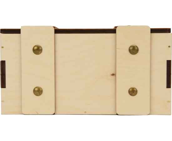 Деревянная подарочная коробка с крышкой Ларчик, 625302, изображение 5