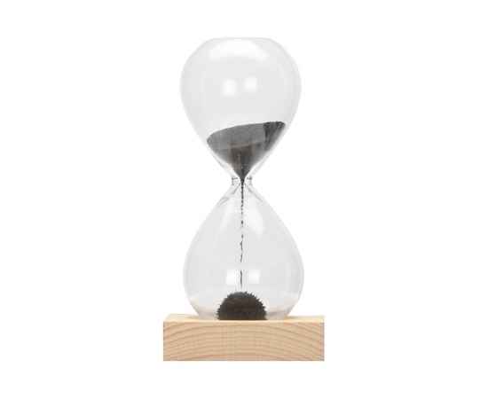 Песочные магнитные часы на деревянной подставке Infinity, 166307, изображение 2