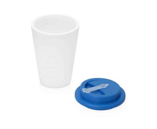 Пластиковый стакан с двойными стенками Take away, 873426.10, Цвет: голубой,белый, Объем: 350, изображение 2