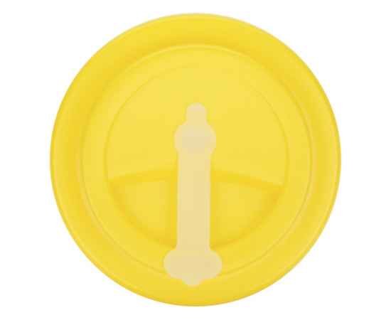Пластиковый стакан с двойными стенками Take away, 873426.04, Цвет: белый,желтый, Объем: 350, изображение 5