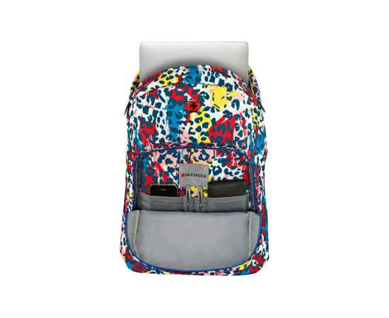 Рюкзак Crango с принтом с отделением для ноутбука 16, 610198, Цвет: разноцветный, изображение 4
