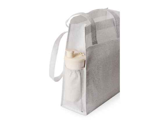 Сумка-шоппер Wheat из переработанного пластика, 937310, Цвет: серый, изображение 5