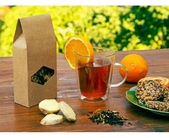Чай Апельсин с имбирём чёрный, 70 г, 14780, изображение 7