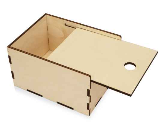 Деревянная подарочная коробка-пенал, М, M, 625300, Цвет: натуральный, Размер: M, изображение 2
