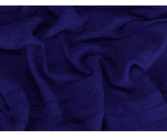Плед акриловый Braid NEW, 836201, Цвет: темно-синий, изображение 2