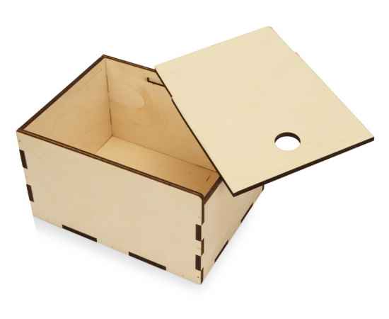 Деревянная подарочная коробка-пенал, М, M, 625300, Цвет: натуральный, Размер: M, изображение 3