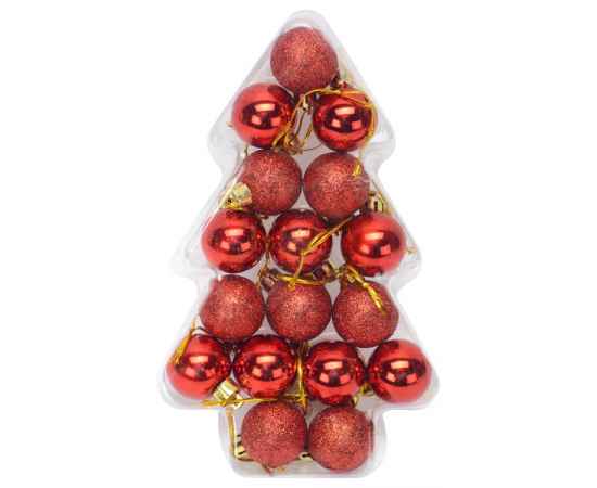 Набор новогодних шаров в футляре-елочке, 822114, изображение 2