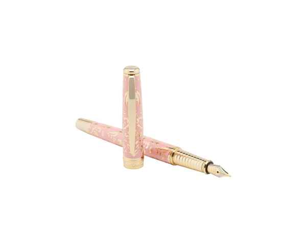 Ручка перьевая Renaissance, 417593, Цвет: золотистый,розовый, изображение 2