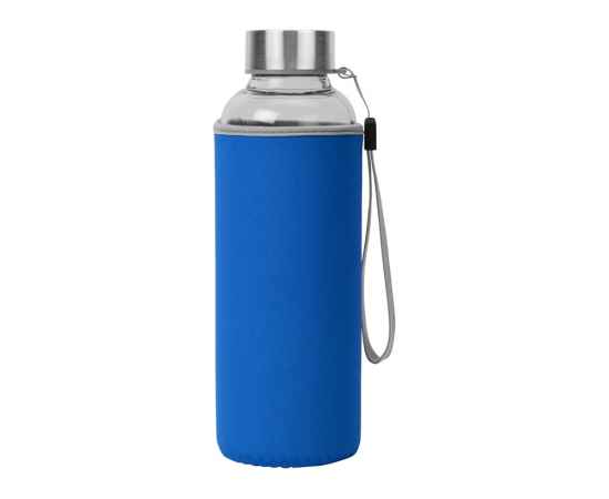 Бутылка для воды Pure c чехлом, 887322, Цвет: синий,прозрачный, Объем: 420, изображение 4