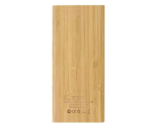 392398 Внешний беспроводной аккумулятор из бамбука Bamboo Air, 10000 mAh, изображение 5