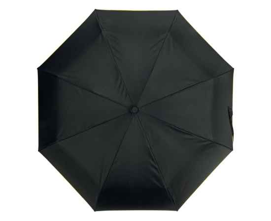 Зонт складной Motley с цветными спицами, 906204, Цвет: черный,желтый, изображение 5