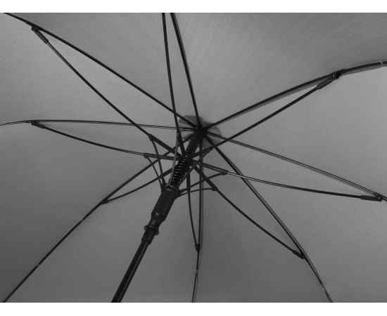 Зонт-трость Lunker с большим куполом (d120 см), 908108, Цвет: серый, изображение 6