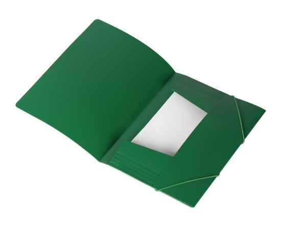 Папка А4 на резинке, 19200.03, Цвет: зеленый, изображение 3