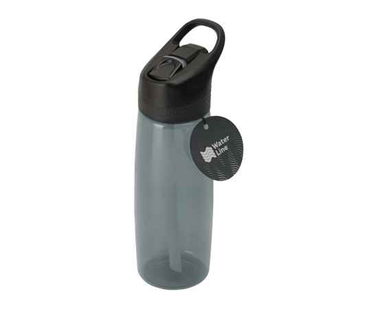 Бутылка для воды c кнопкой Tank, 811017, Цвет: серый, Объем: 680, изображение 10