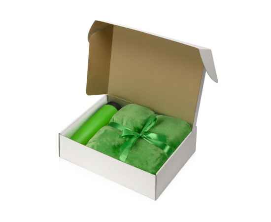 Подарочный набор Dreamy hygge с пледом и термокружкой, 700347.03, Цвет: зеленый,зеленый, Объем: 470, изображение 2